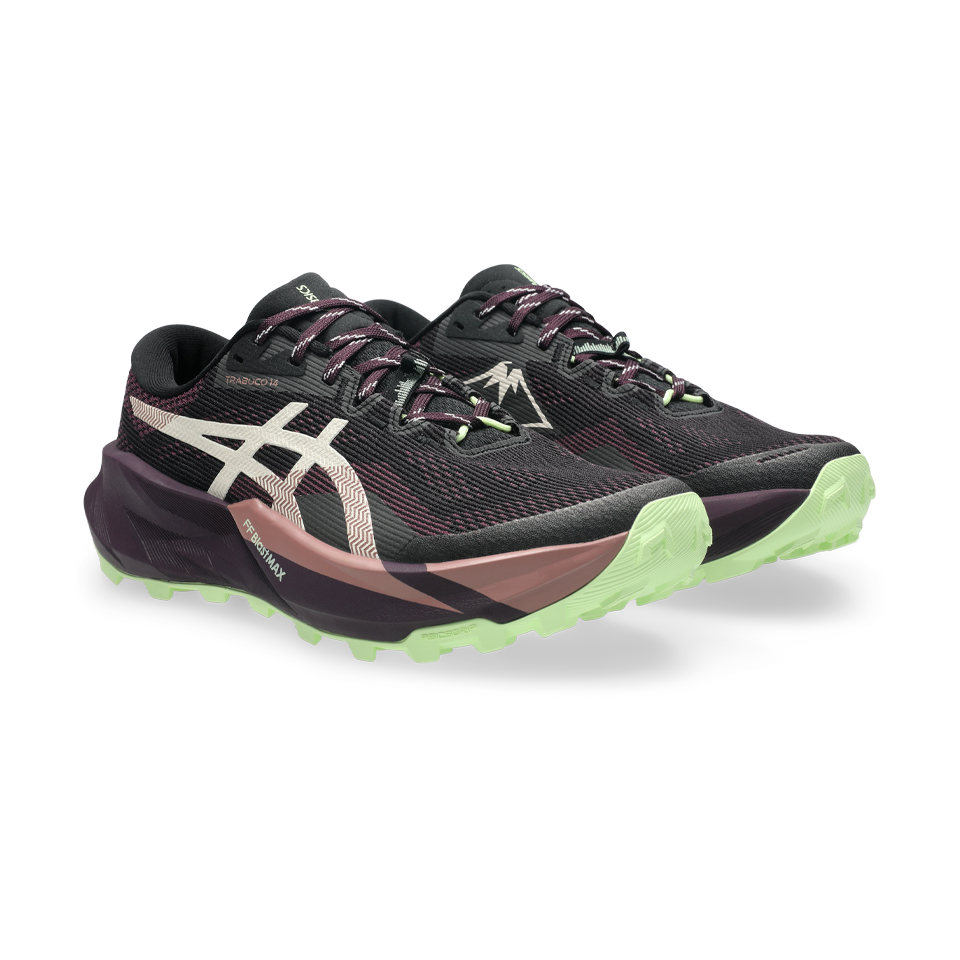 ASICS Women's TRABUCO 14 Black/Dark Aubergine