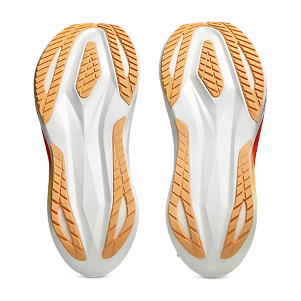 ASICS Unisex MEGABLAST White/Orange Glow