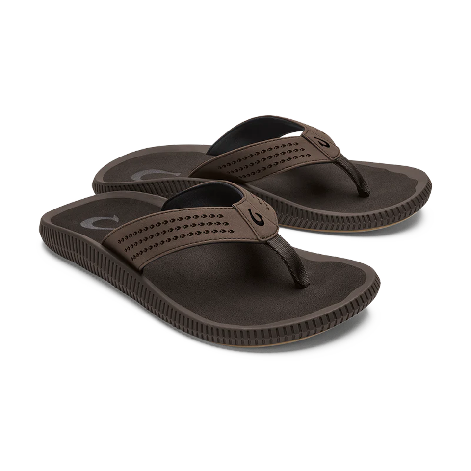 OluKai Men's Ulele Dark Java/Dark Java