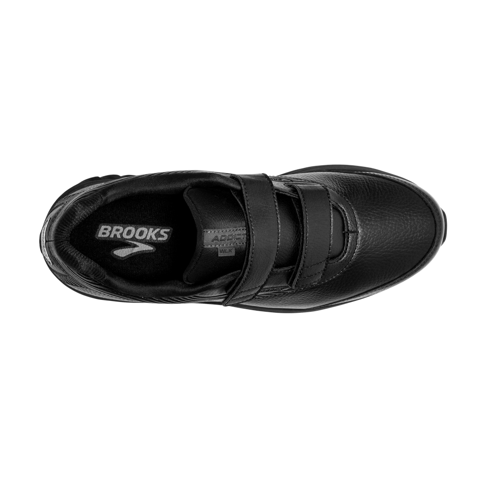 Brooks Men's Addiction Walker V-Strap 2 2E Width Black/Black