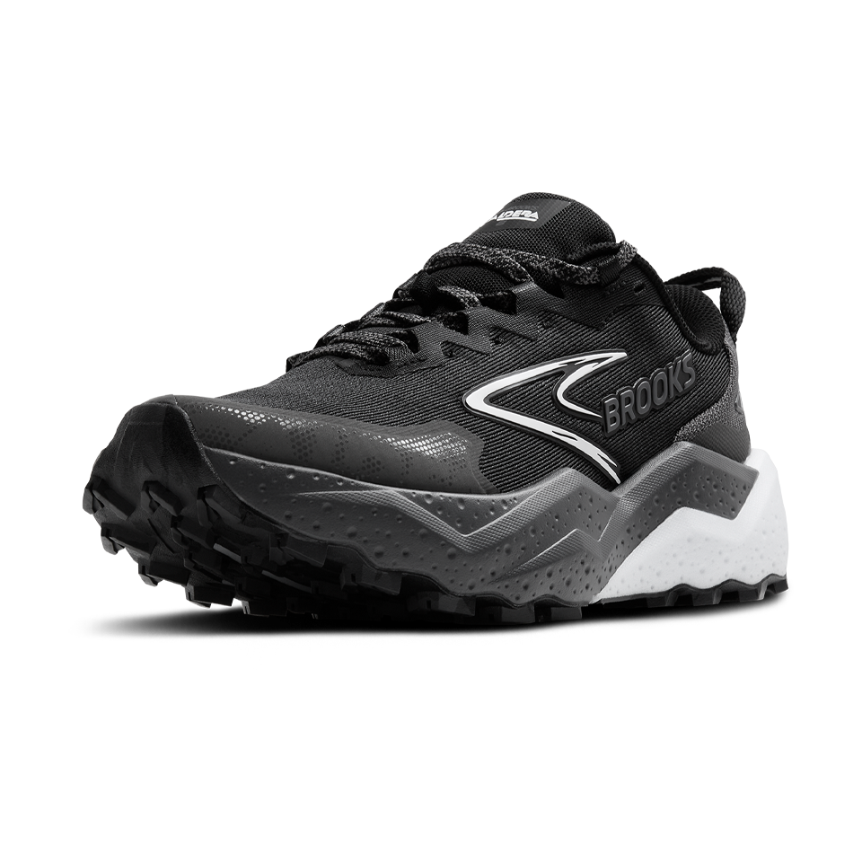 Brooks Men's Caldera 8 Black/Blackened Pearl/White