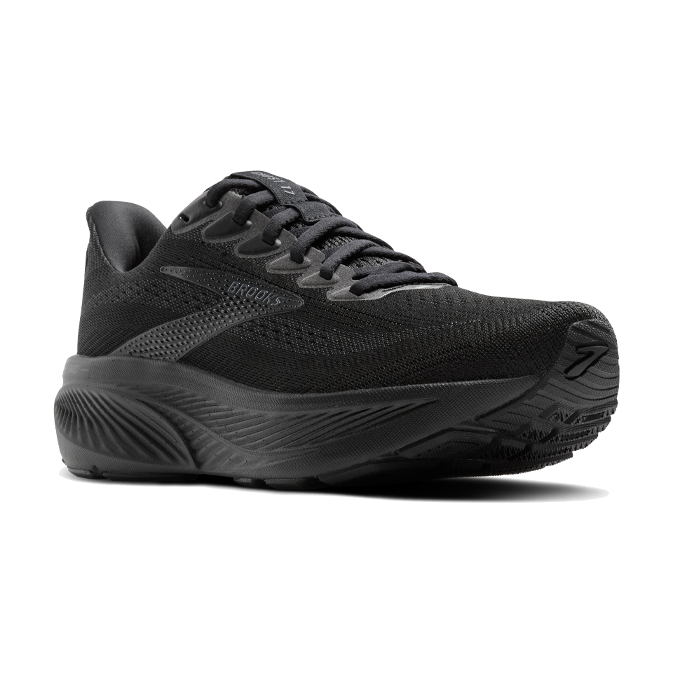 Brooks Men's Ghost 17 2E Width Black/Black/Ebony