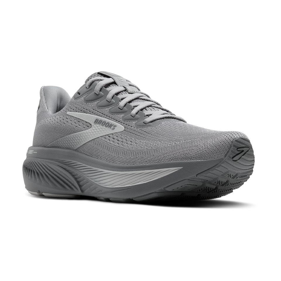 Brooks Men's Ghost 17 2E Width Primer Gray/Oyster Mushroom