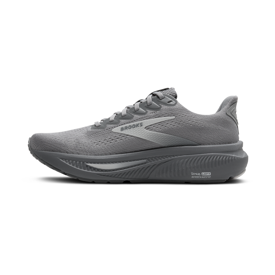 Brooks Men's Ghost 17 2E Width Primer Gray/Oyster Mushroom