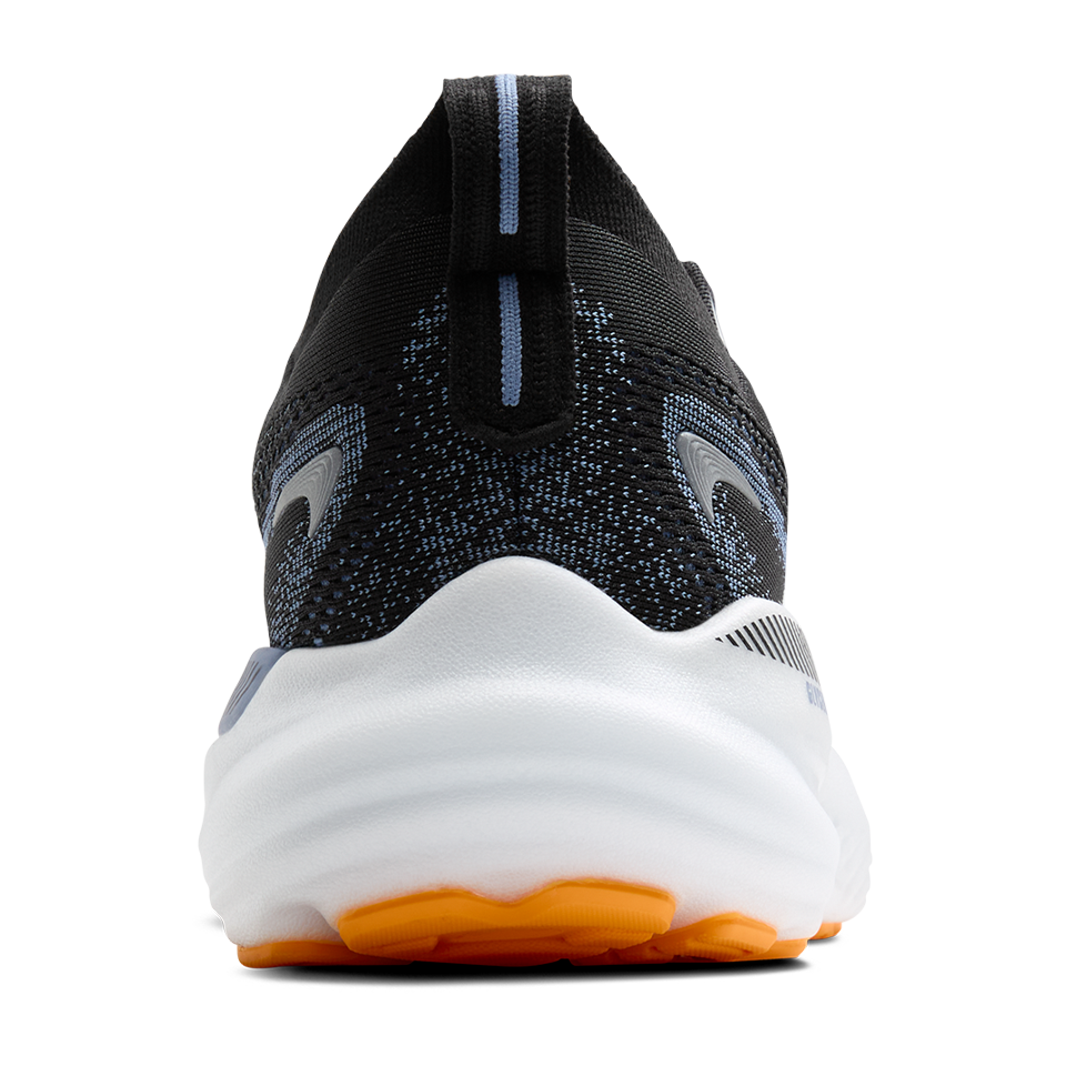 Brooks Men's Glycerin GTS 22 2E Width Black/Country Blue/Orange Pop