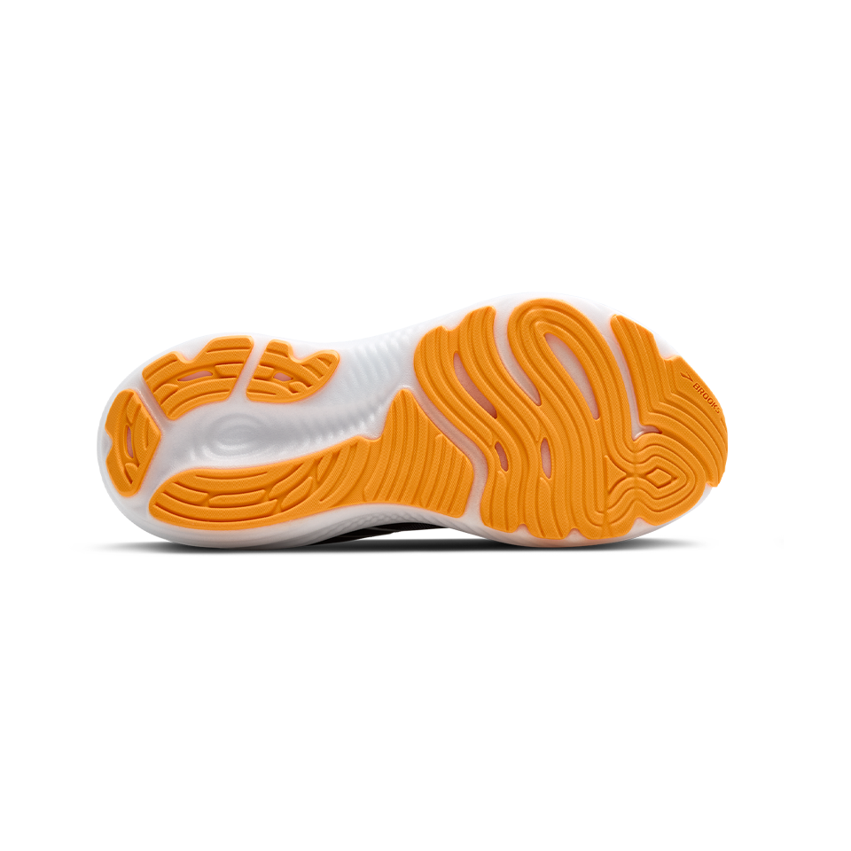 Brooks Men's Glycerin GTS 22 D Width Black/Country Blue/Orange Pop