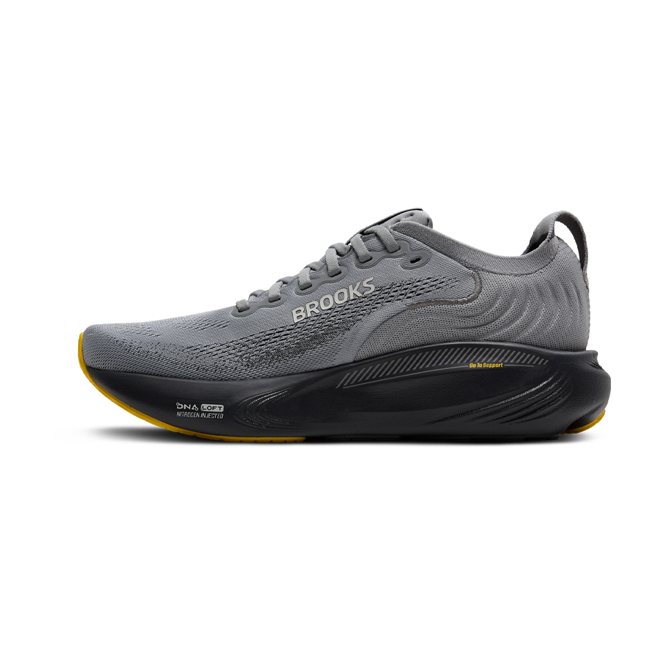 Brooks Men's Adrenaline GTS 25 D Width Primer Grey/Ebony/Jasmin