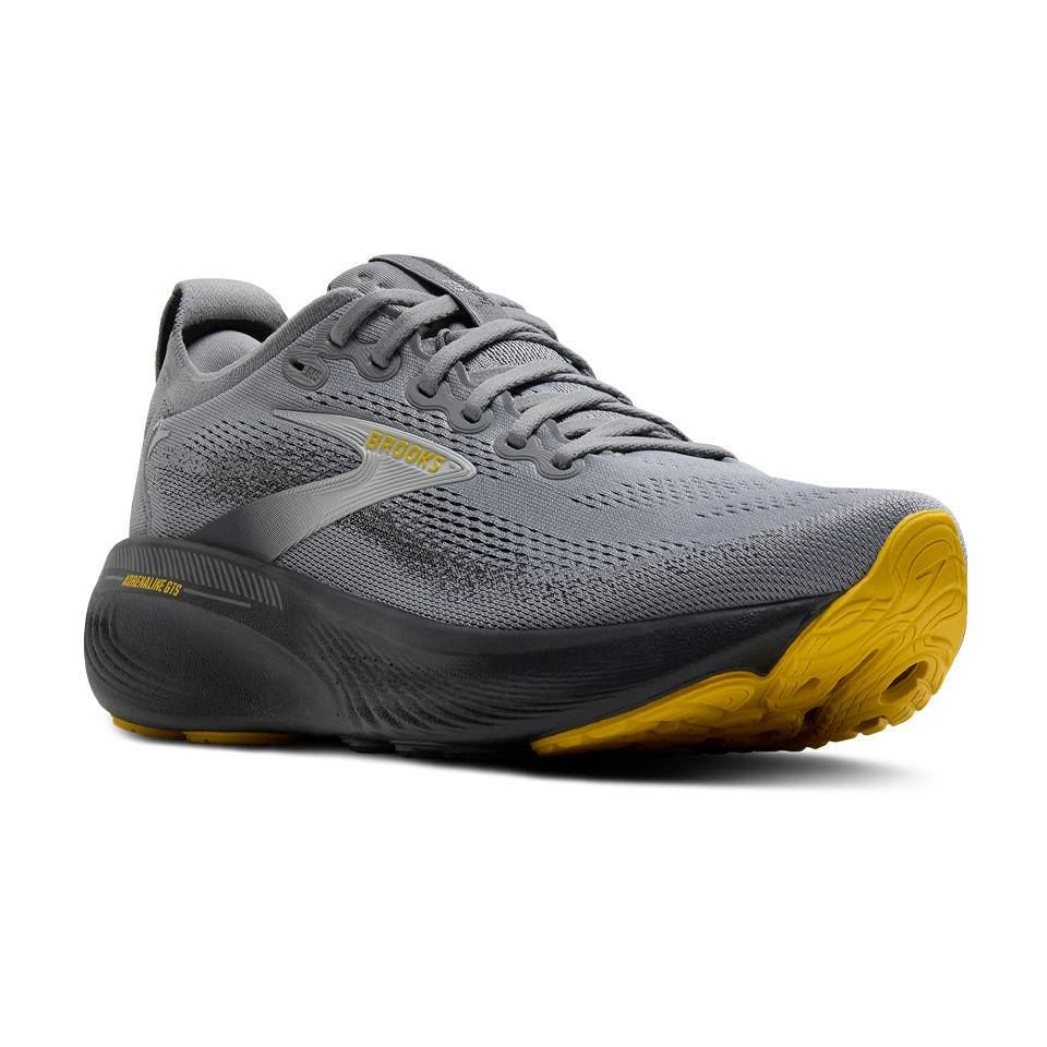 Brooks Men's Adrenaline GTS 25 D Width Primer Grey/Ebony/Jasmin