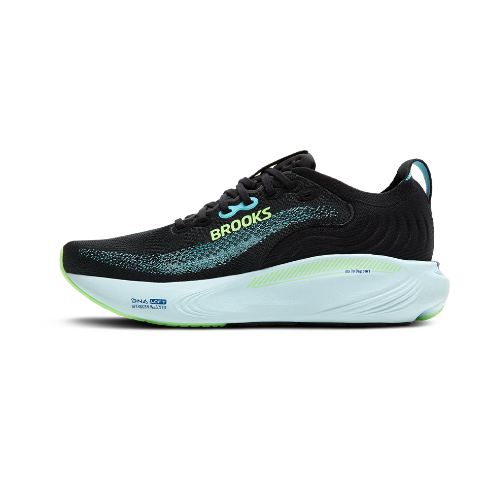 Brooks Men's Adrenaline GTS 25 D Width Black/Ipanema/Mint