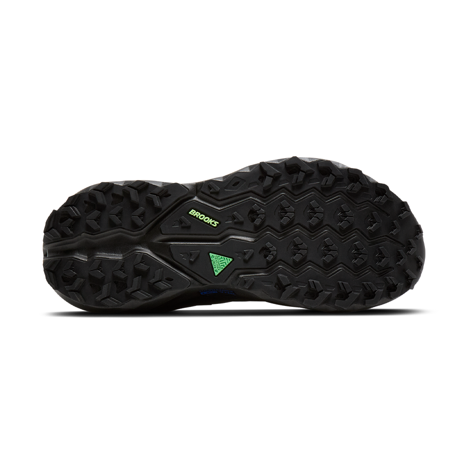 Brooks Men's Cascadia 19 Phantom/Rum Raisin/Green