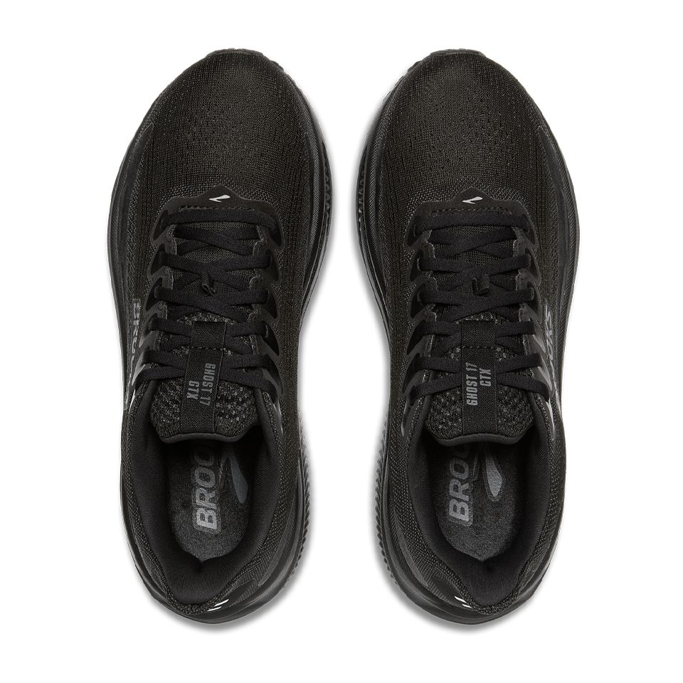 Brooks Men's Ghost 17 GTX Black/Black/Ebony