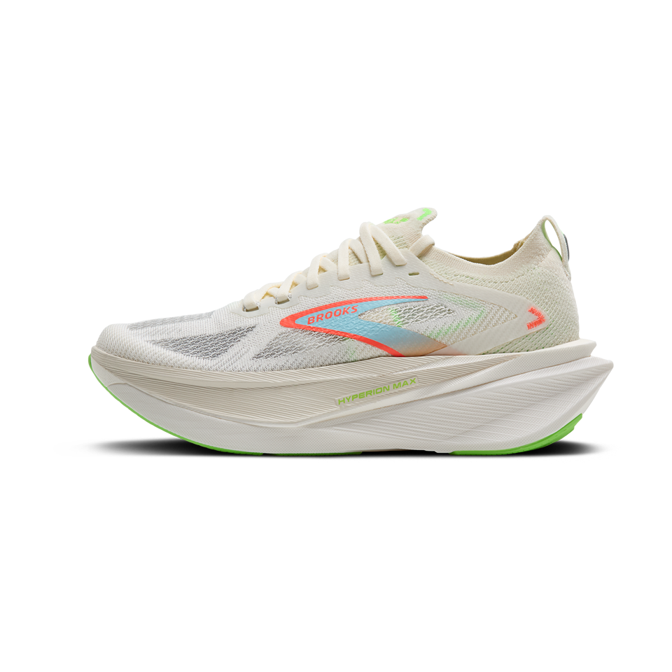 Brooks Men's Hyperion Max 3 Coconut/Green Gecko/Pink Clay