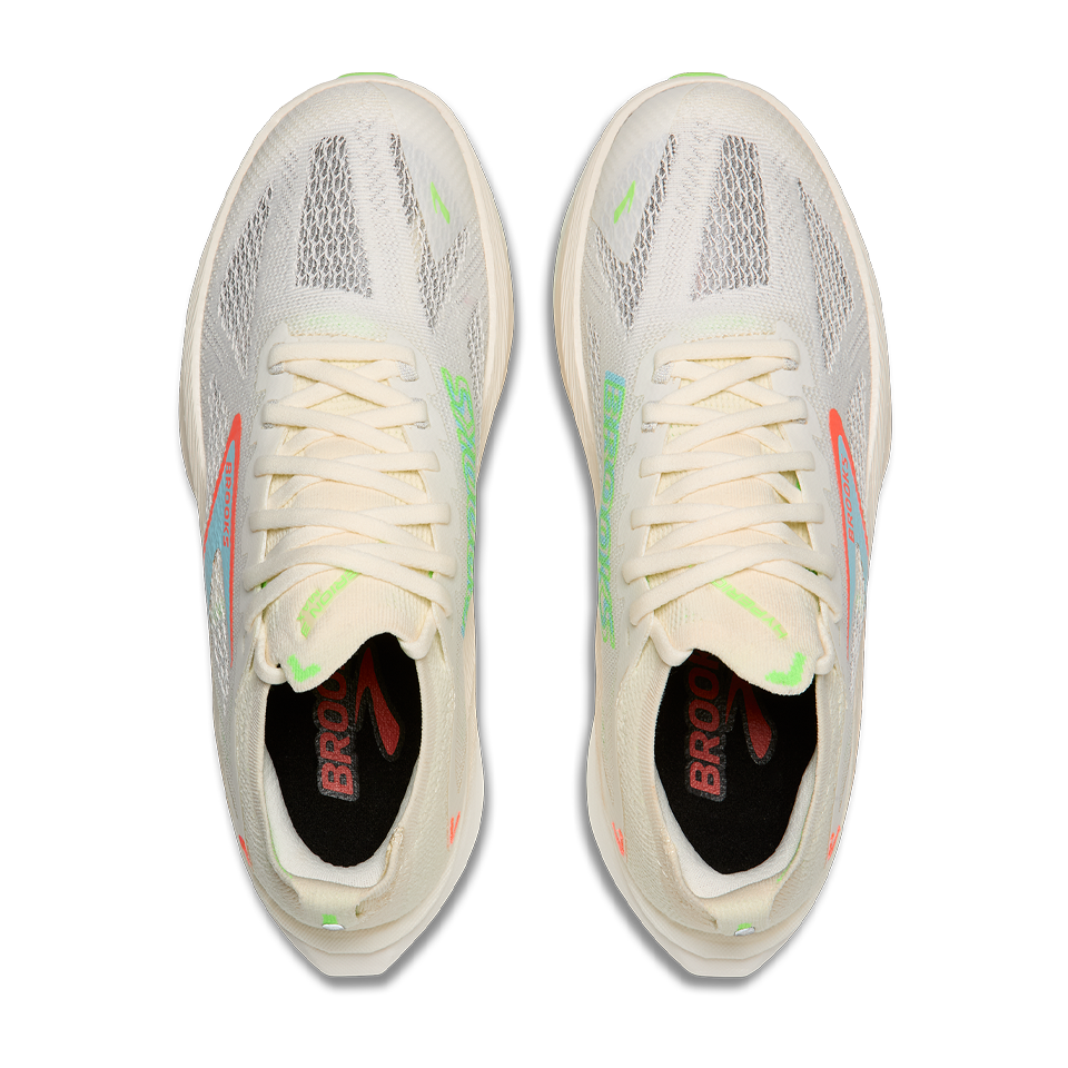 Brooks Men's Hyperion Max 3 Coconut/Green Gecko/Pink Clay