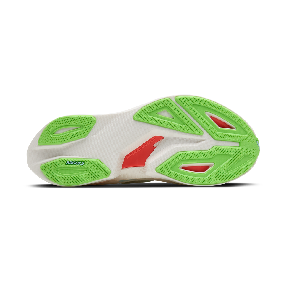 Brooks Men's Hyperion Max 3 Coconut/Green Gecko/Pink Clay