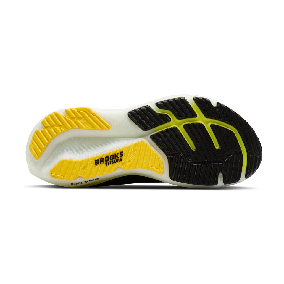 Brooks Men's Glycerin 23 D Width Black/Cyber Yellow/Nightlife