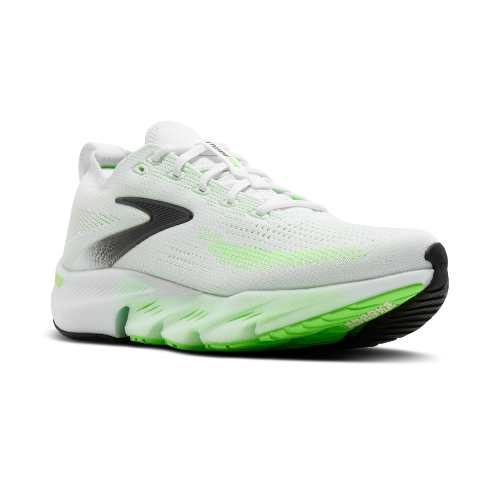Brook Men's Glycerin Flex White/Green Gecko/Phantom