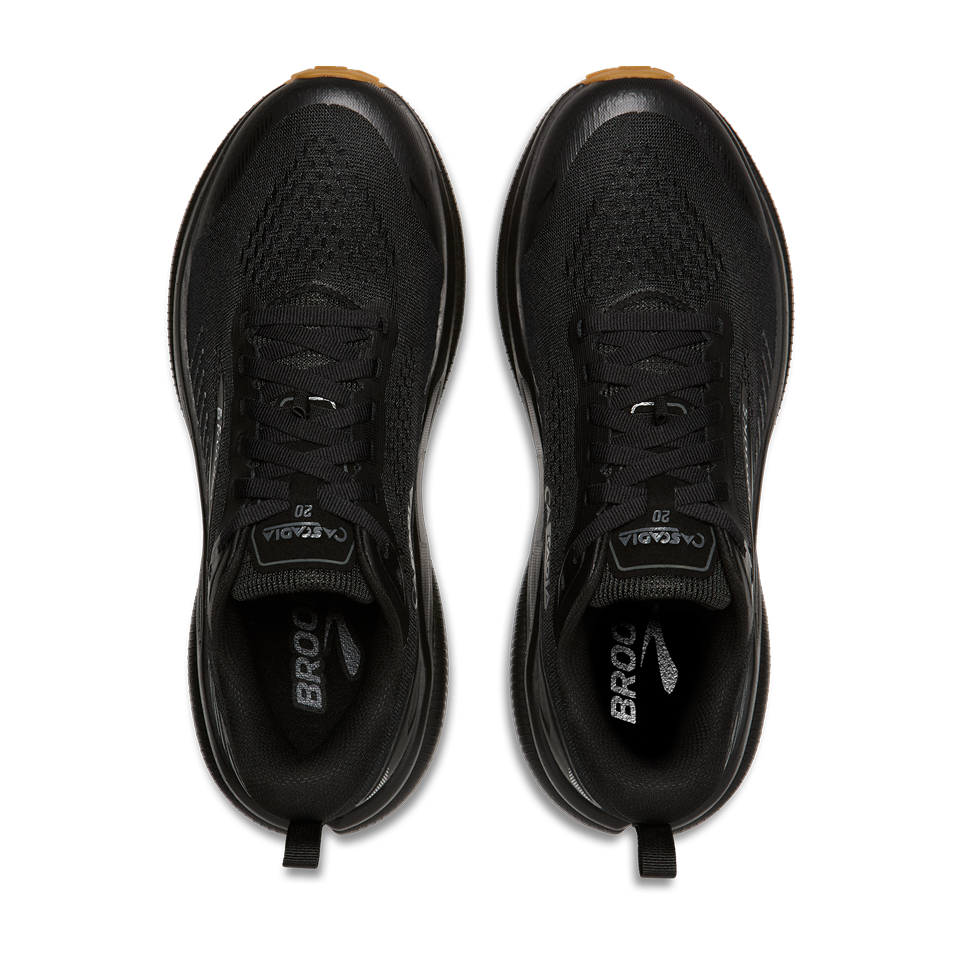 Brooks Men's Cascadia 20 Black/Ebony/Gum
