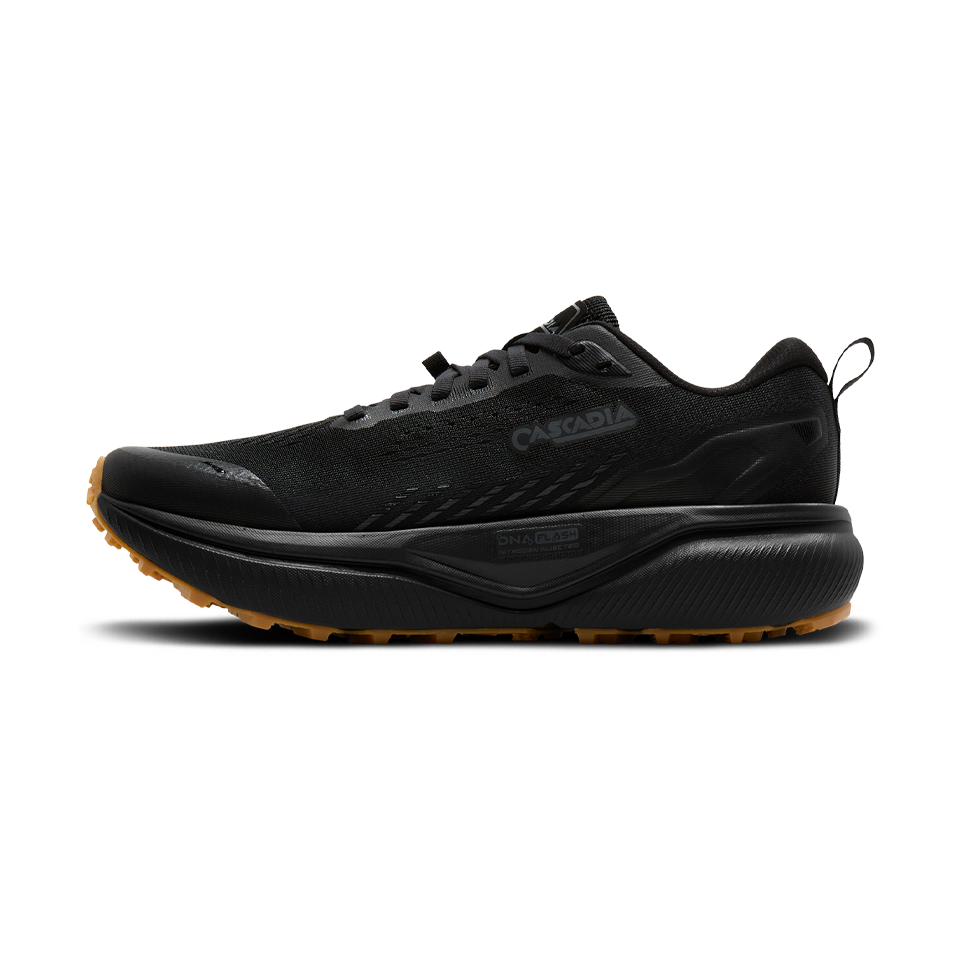 Brooks Men's Cascadia 20 Black/Ebony/Gum