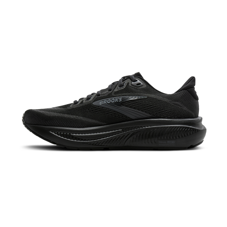 Brooks Men's Ghost 18 D Width Black/Black/Ebony