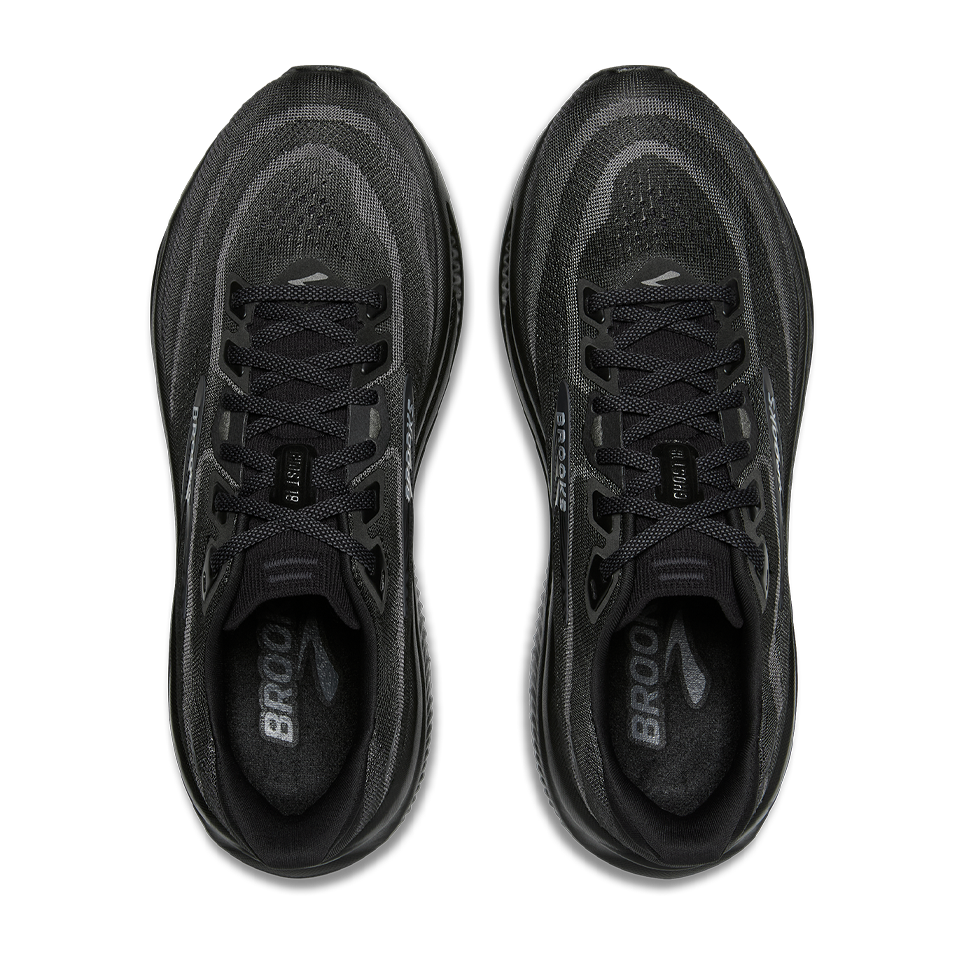 Brooks Men's Ghost 18 2E Width Black/Black/Ebony