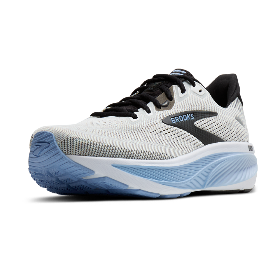 Brooks Men's Ghost 18 D Width White/Black/Open Air