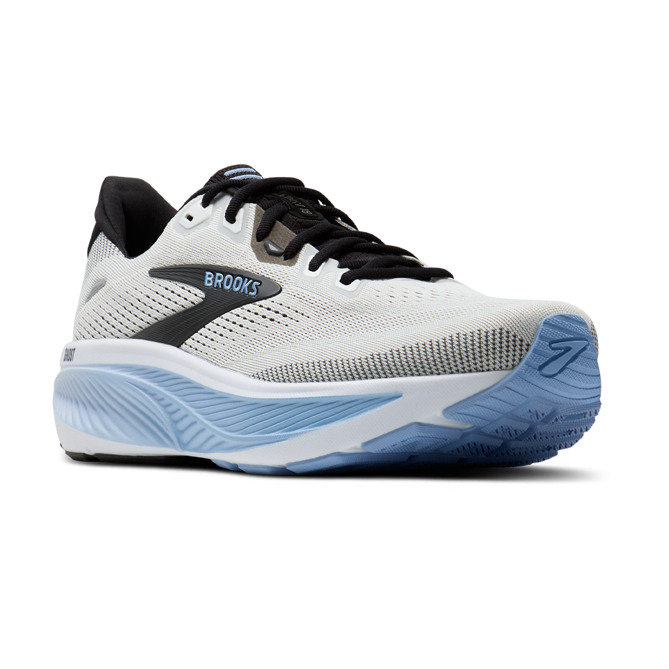 Brooks Men's Ghost 18 D Width White/Black/Open Air