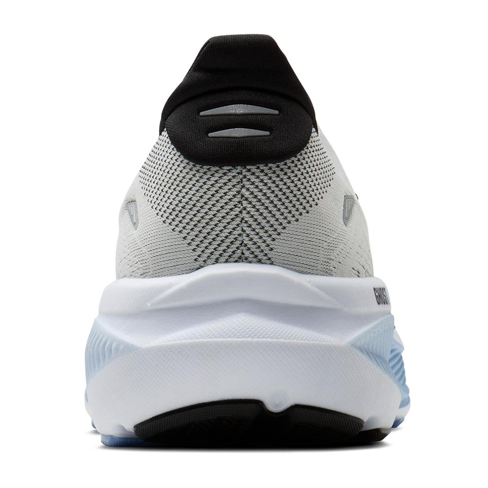 Brooks Men's Ghost 18 D Width White/Black/Open Air