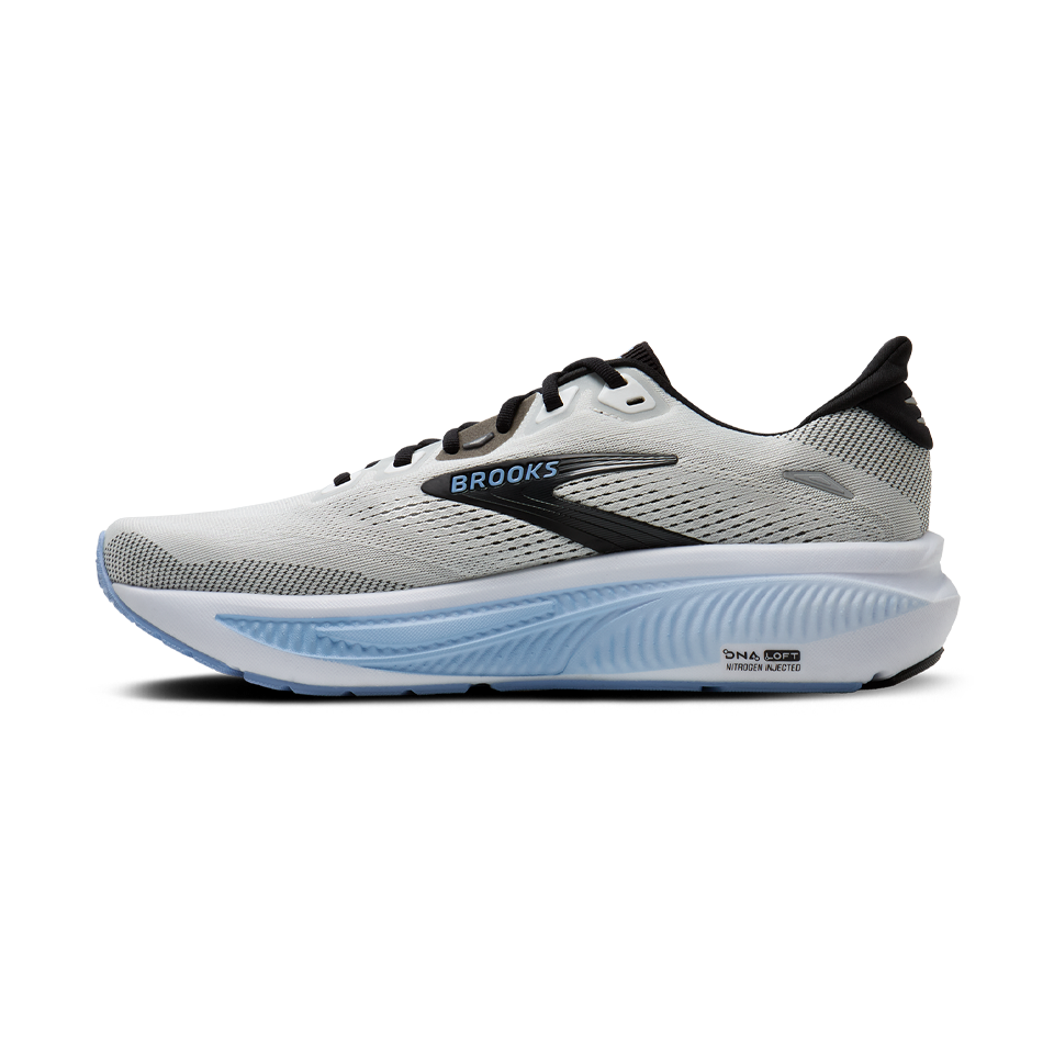 Brooks Men's Ghost 18 D Width White/Black/Open Air