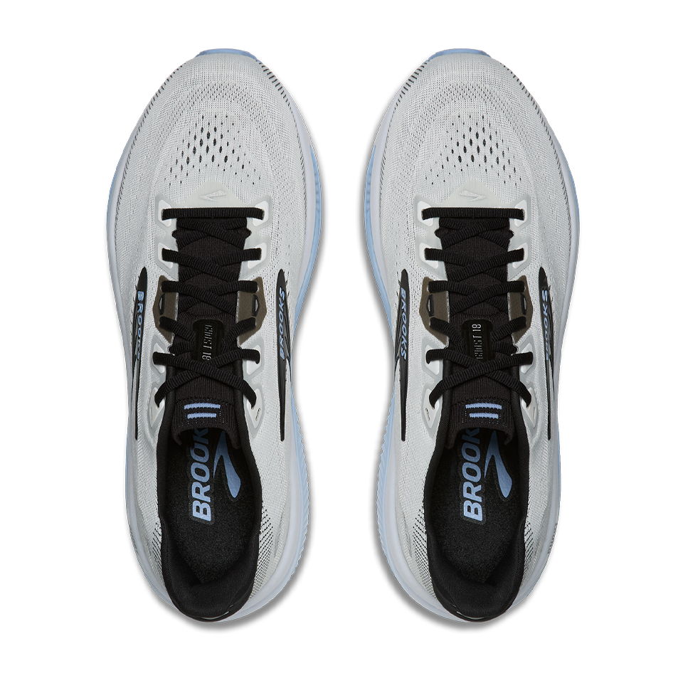 Brooks Men's Ghost 18 D Width White/Black/Open Air