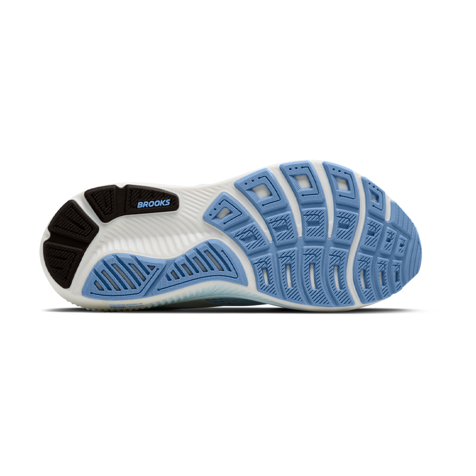 Brooks Men's Ghost 18 D Width White/Black/Open Air