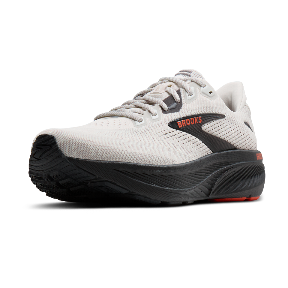 Brooks Men's Ghost 18 4E Width Coconut/Pearl/Tigerlily