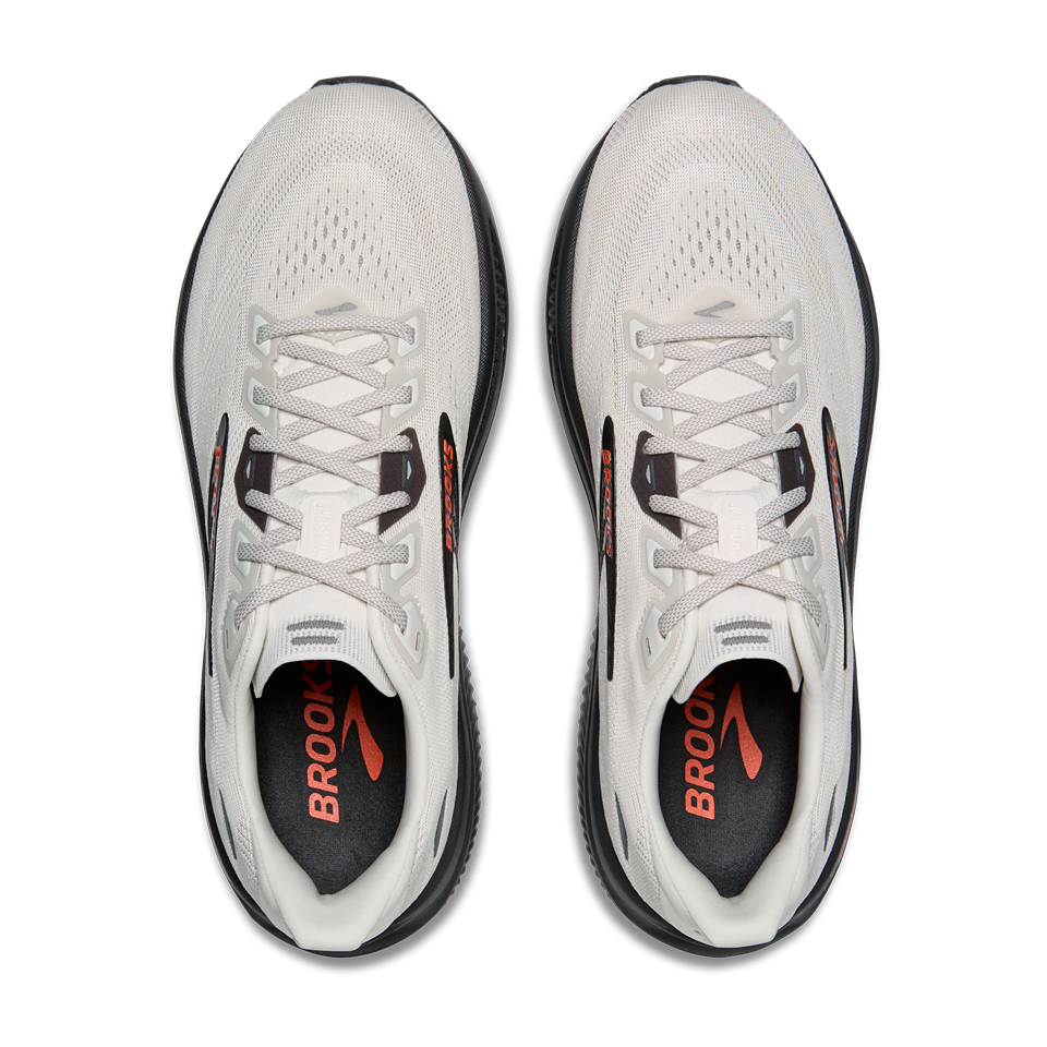 Brooks Men's Ghost 18 4E Width Coconut/Pearl/Tigerlily