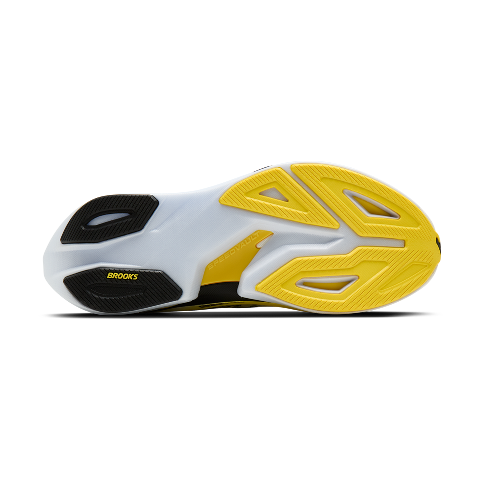 Brooks Men's Hyperion Max 4 White/Cyber Yellow/Black
