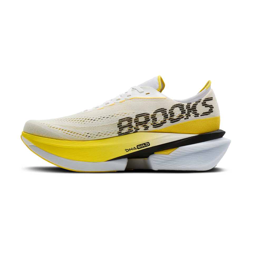 Brooks Men's Hyperion Max 4 White/Cyber Yellow/Black
