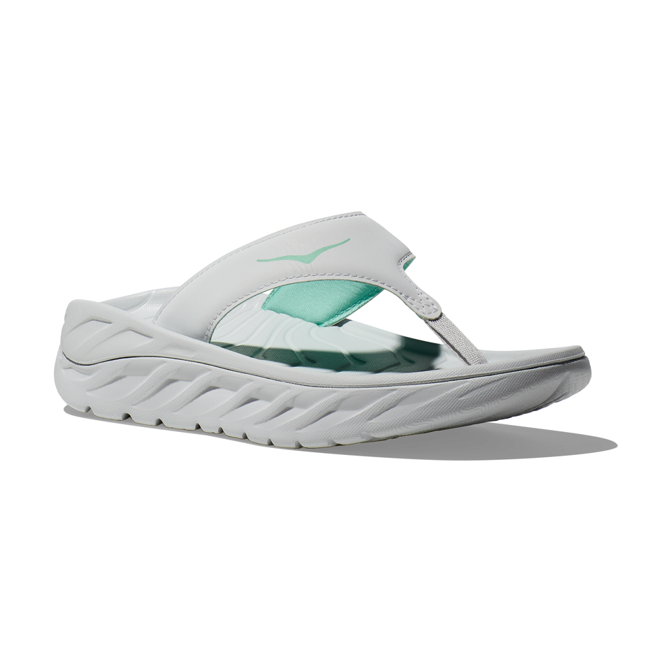 HOKA Women's ORA Recovery Flip Cosmic Grey/Seafoam