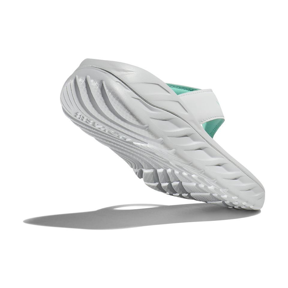 HOKA Women's ORA Recovery Flip Cosmic Grey/Seafoam