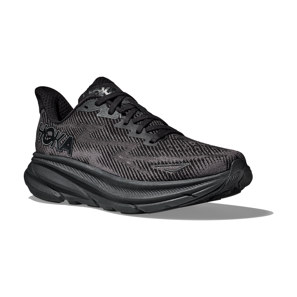 HOKA Men's Clifton 9 Black/Black