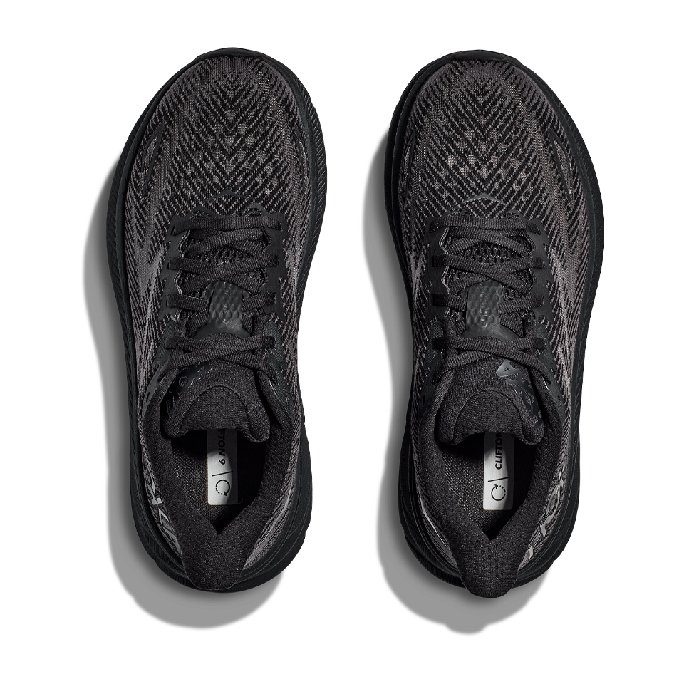 HOKA Men's Clifton 9 Black/Black