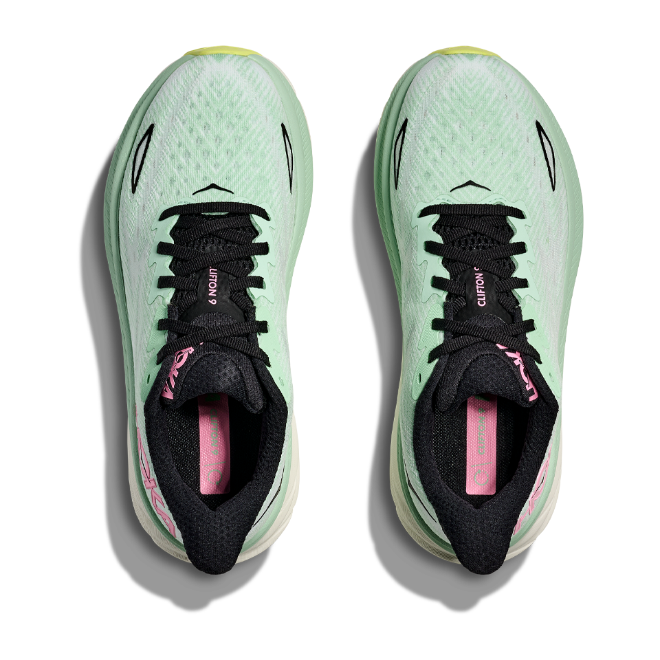 HOKA Women's Clifton 9 Mint Fluorite/Snow Melt