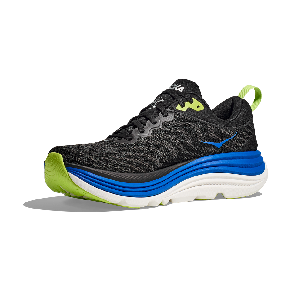 HOKA Men's Gaviota 5 Black/Electric Cobalt