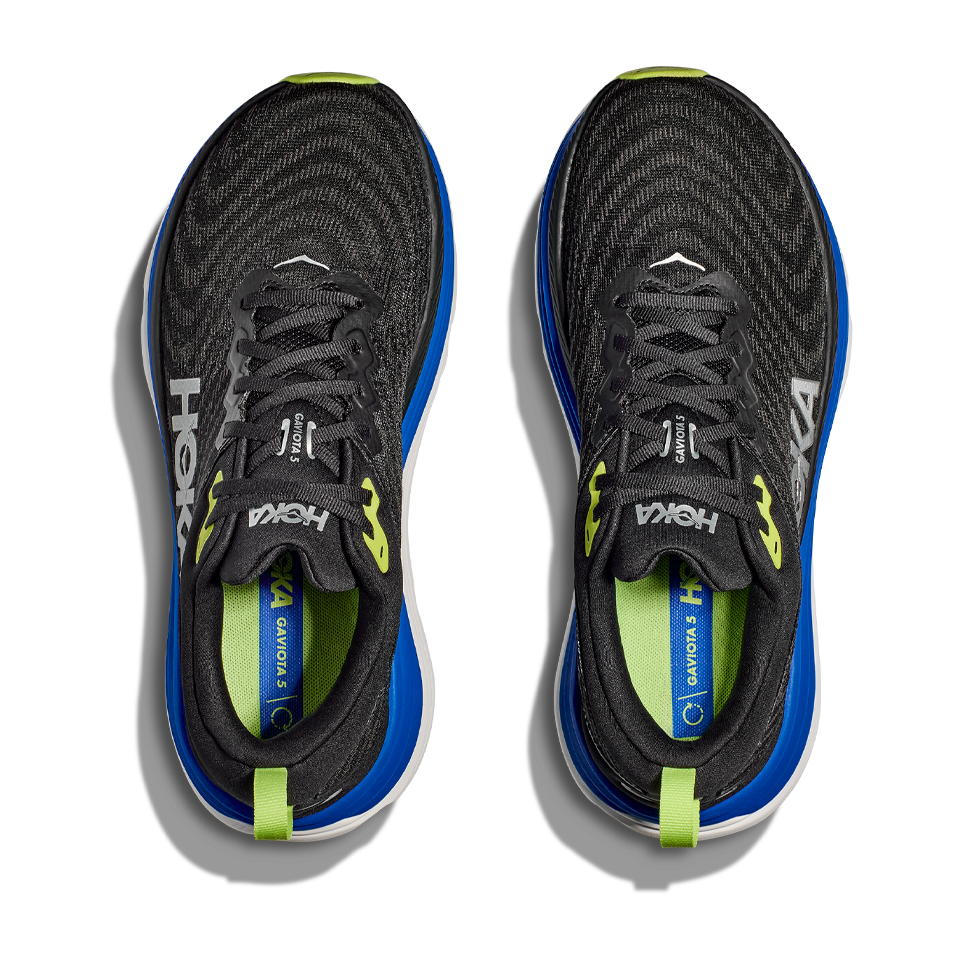 HOKA Men's Gaviota 5 Black/Electric Cobalt