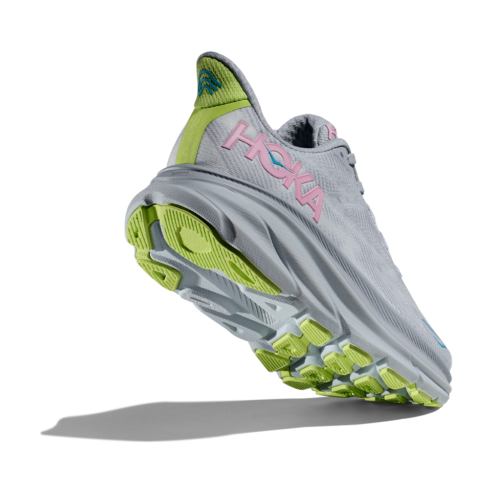 HOKA Women's Clifton 9 Wide Gull/Sea Ice