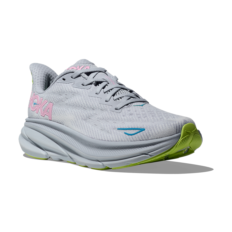HOKA Women's Clifton 9 Wide Gull/Sea Ice
