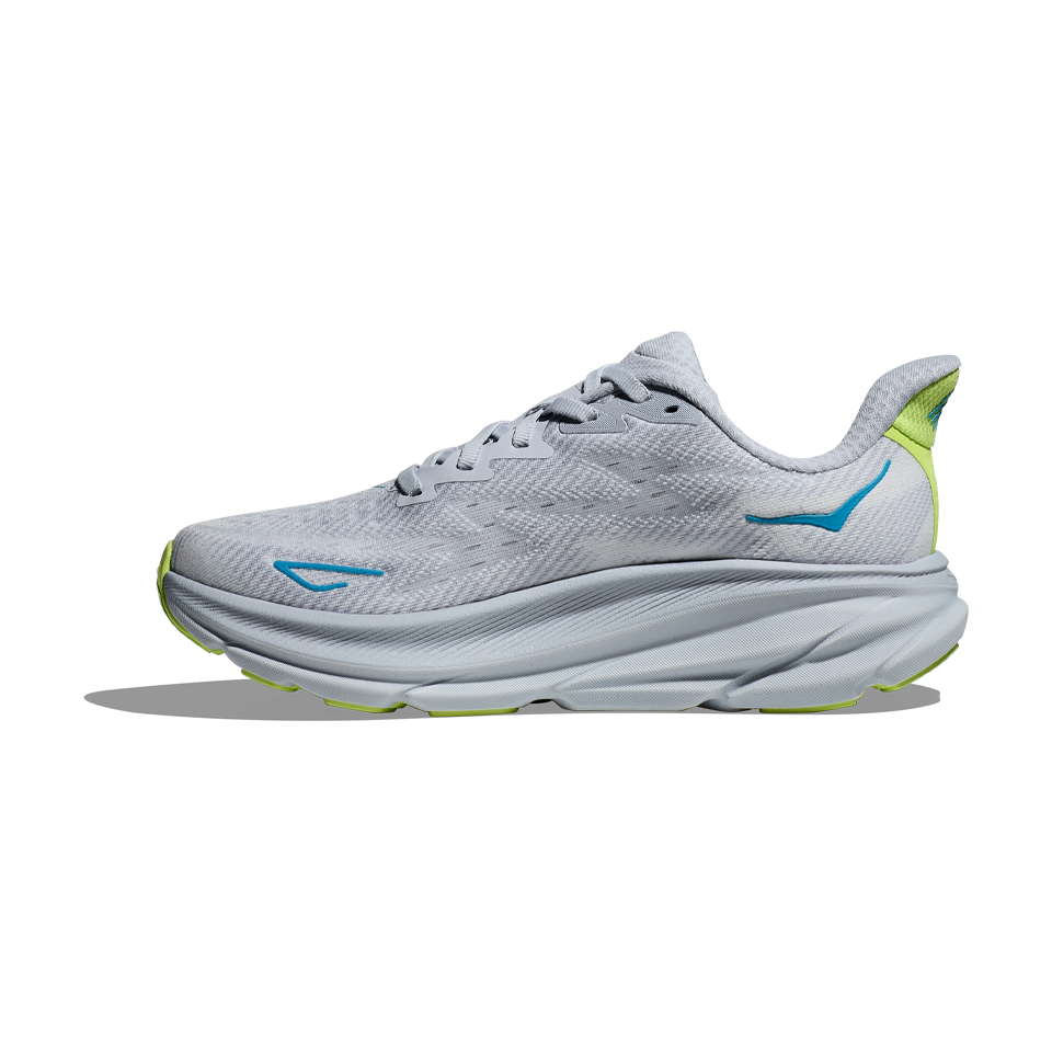 HOKA Women's Clifton 9 Wide Gull/Sea Ice