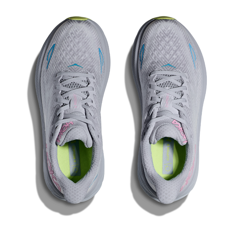 HOKA Women's Clifton 9 Wide Gull/Sea Ice