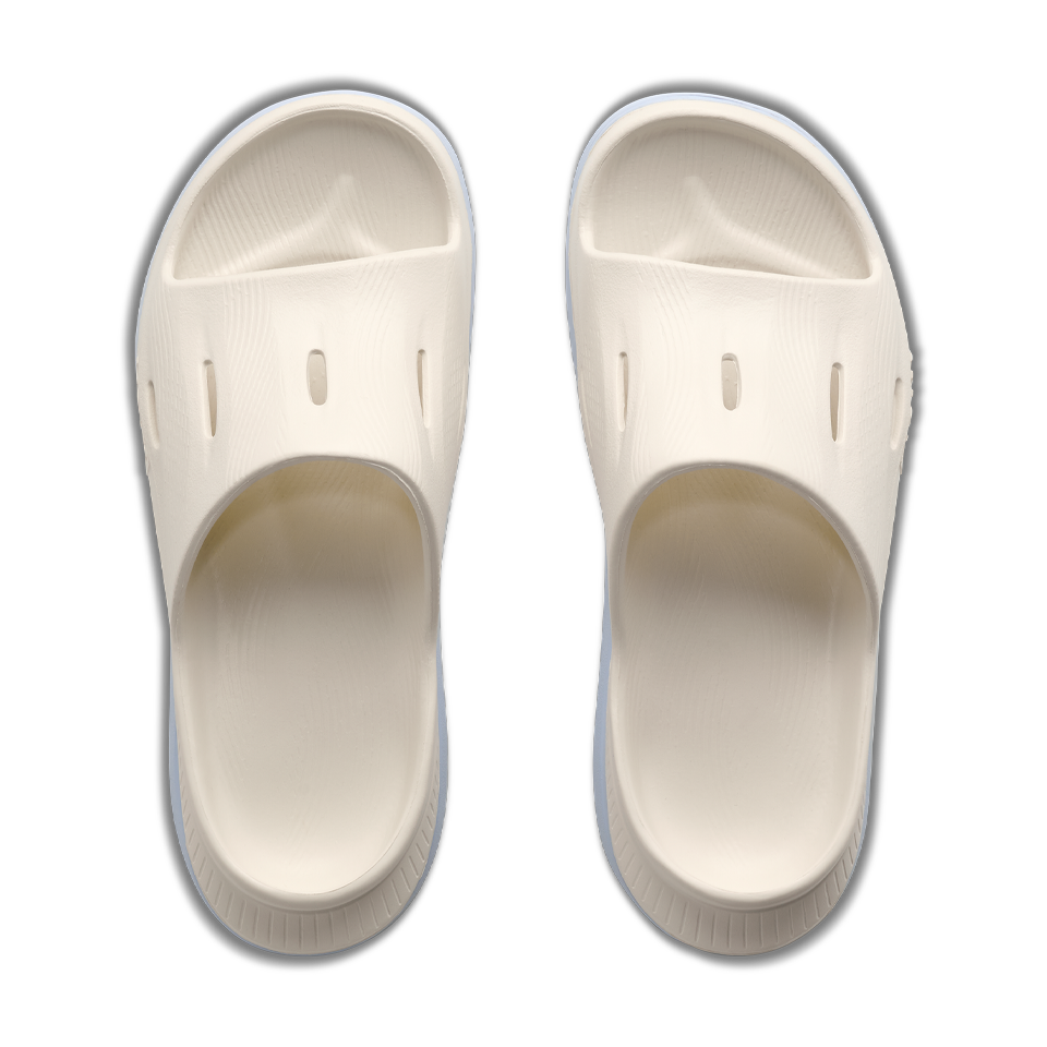 HOKA All Gender ORA Slide 3 Alabaster/Ambient Blue