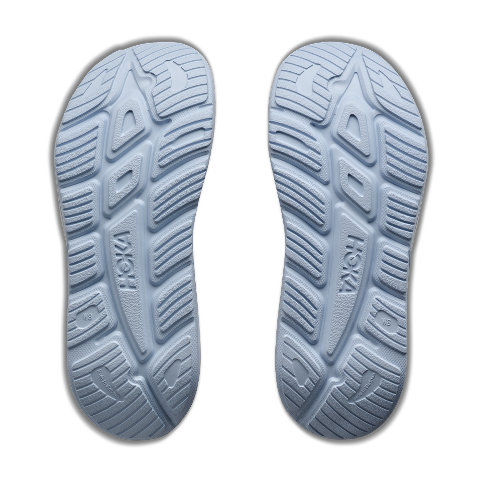 HOKA All Gender ORA Slide 3 Alabaster/Ambient Blue
