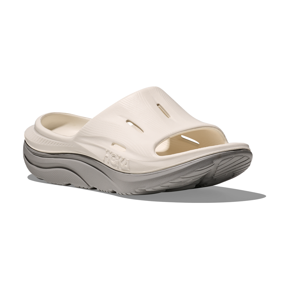 HOKA All Gender ORA Slide 3 Alabaster/Stardust