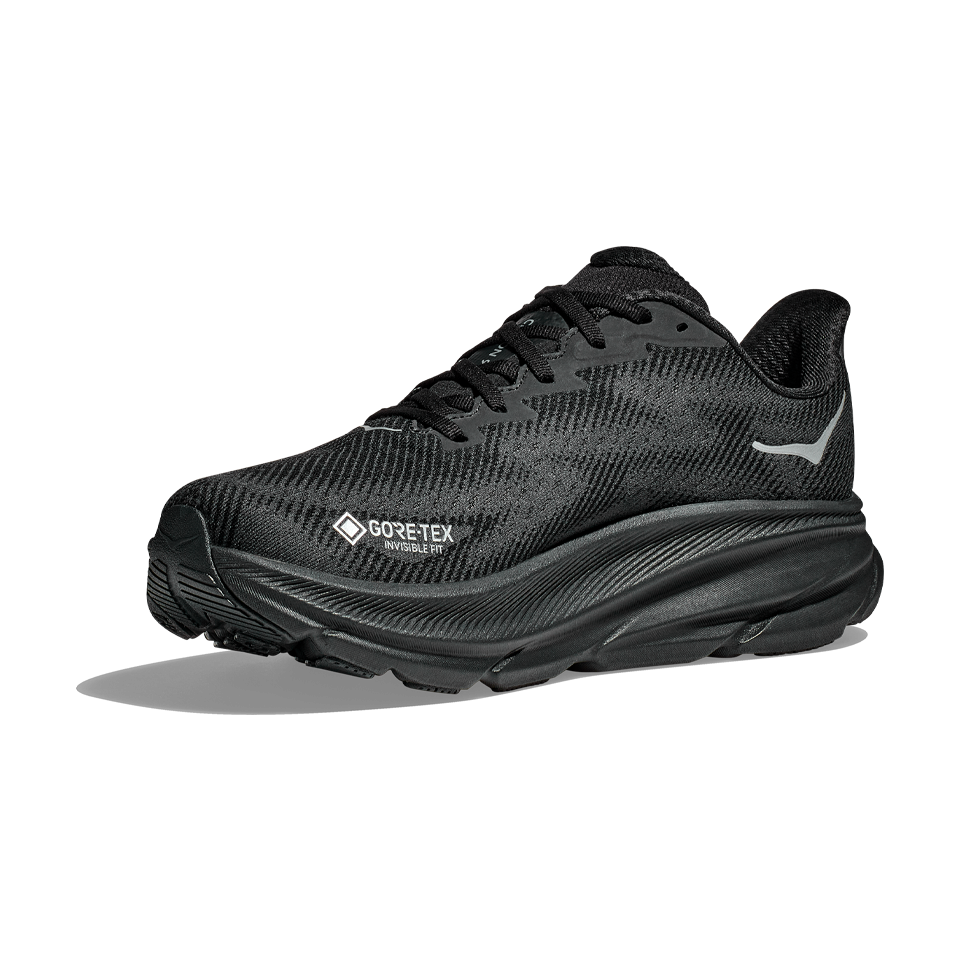 HOKA Men's Clifton 9 GTX Black/Black
