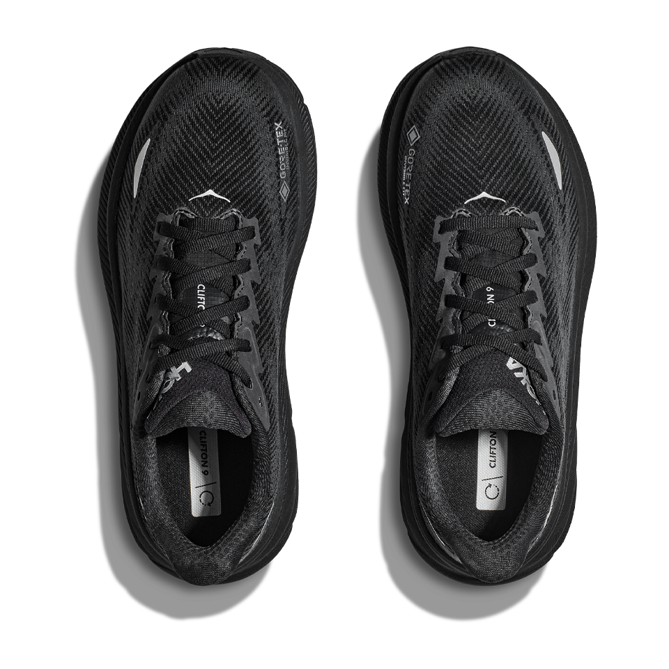 HOKA Men's Clifton 9 GTX Black/Black
